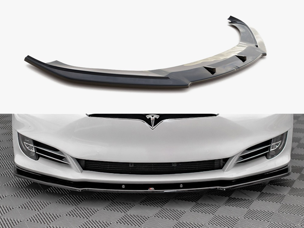 Maxton Front Splitter V.1 Tesla Model S Facelift