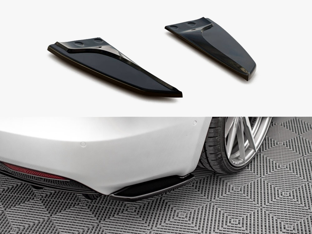 Maxton Rear Side Splitters Tesla Model S Facelift