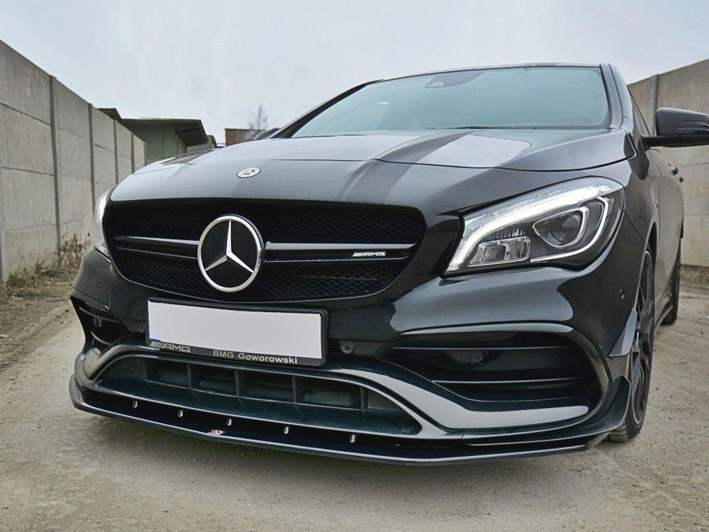 Maxton Front Splitter V.1 Mercedes CLA 45 AMG C117 (Facelift) (2017-UP)