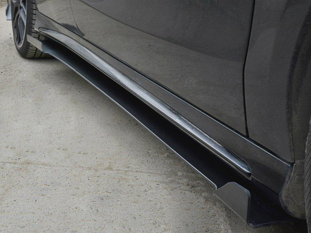 Maxton Racing Side Skirts Diffusers V.1 Mercedes CLA A45 AMG C117 Facelift (2017-UP)