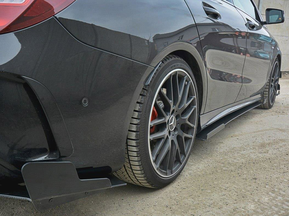 Maxton Racing Side Skirts Diffusers V.1 Mercedes CLA A45 AMG C117 Facelift (2017-UP)