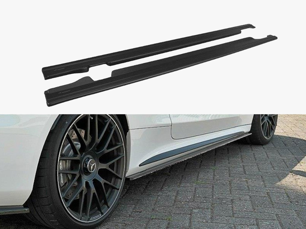 Maxton Side Skirts Splitters Mercedes C 205 63 AMG Coupe (2016-2018)