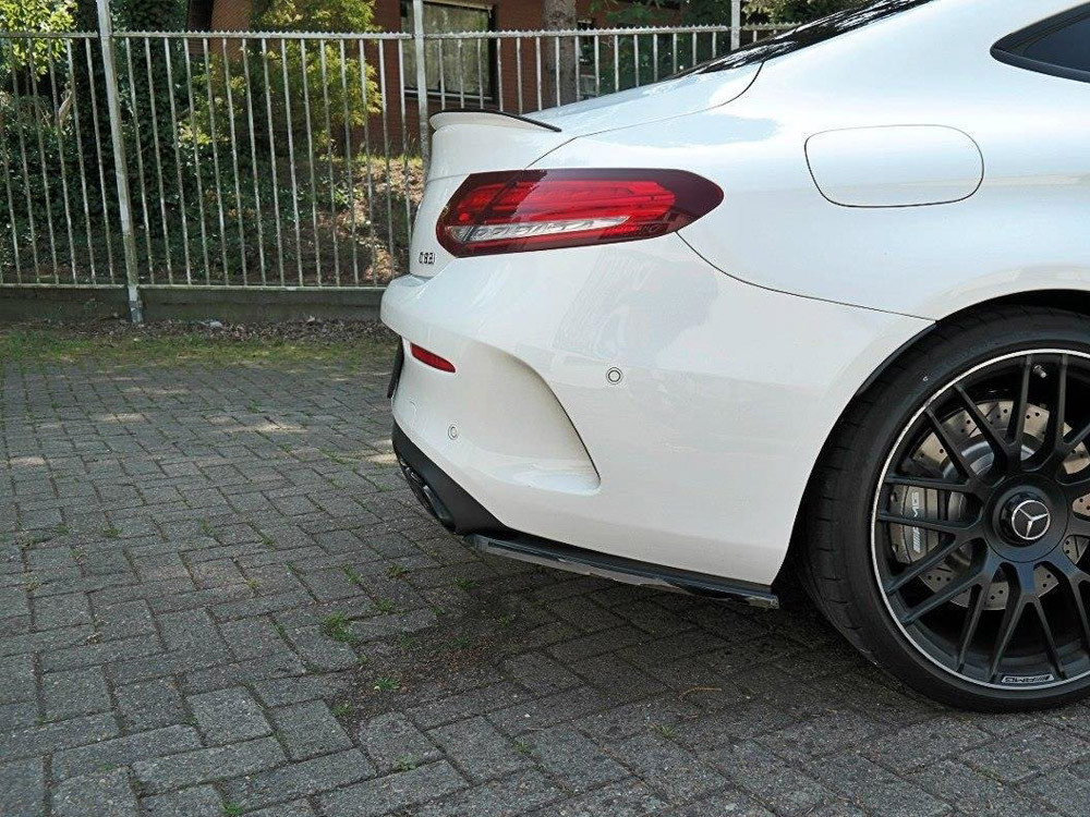 Maxton Rear Side Splitters Mercedes C 205 63 AMG Coupe (2016-2018)