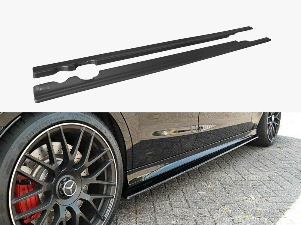 Maxton Side Skirts Diffusers V.1 Mercedes-AMG C63 Sedan / Estate W205 / S205