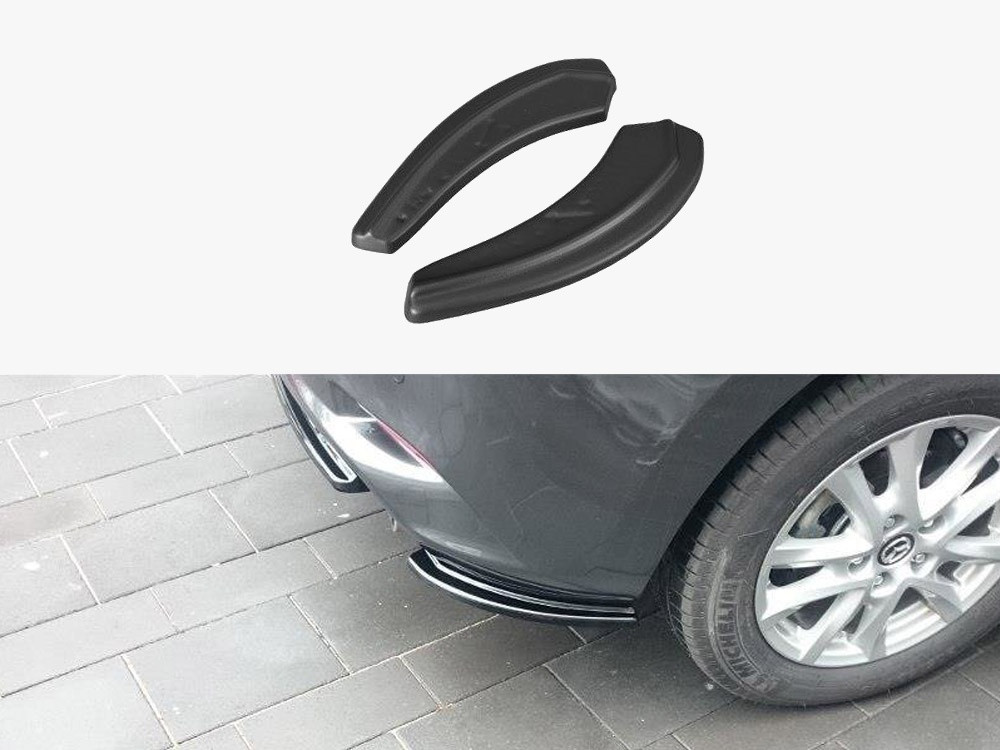 Maxton Rear Side Splitters Mazda 3 Mk3 Facelift
