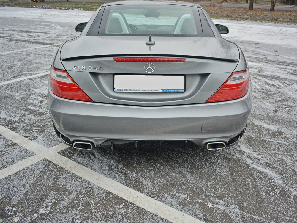 Maxton Rear Side Splitters V.1 Mercedes-benz SLK R172 Standard (2011-2015)