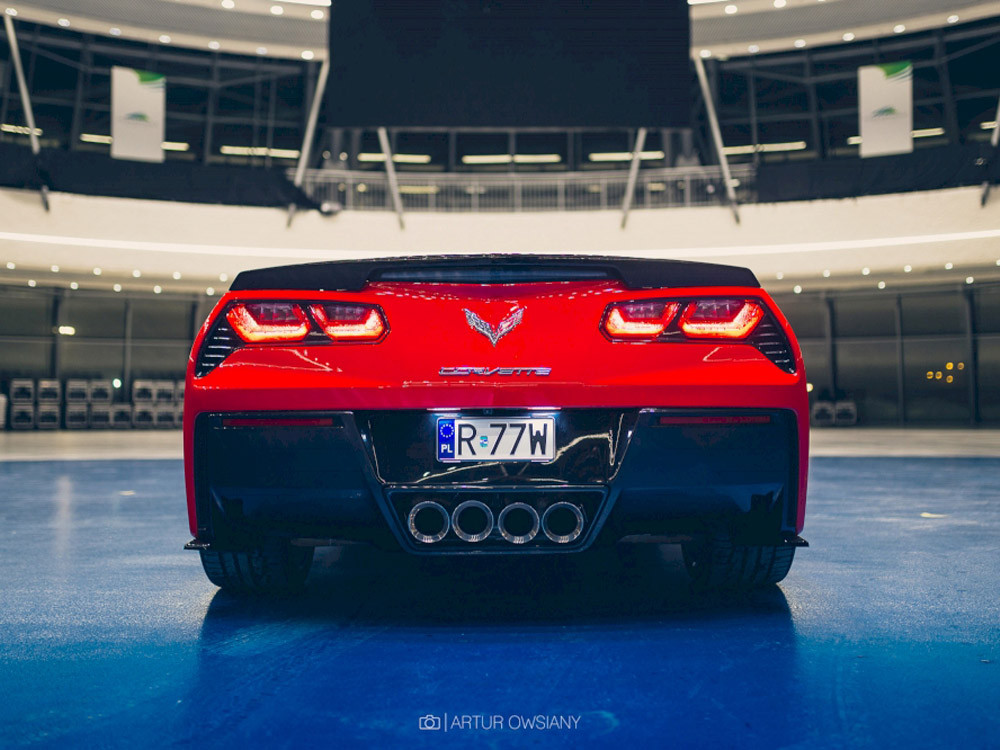 Maxton Rear Side Splitters V.1 Chevrolet Corvette Stingray / Grand Sport C7