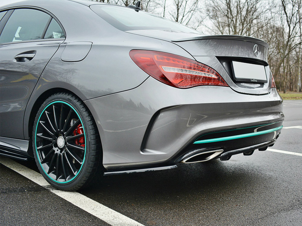 Maxton Rear Valance Mercedes-Benz CLA C117 AMG-Line Facelift Maxton Rear Valance Mercedes-Benz CLA C117 AMG-Line Facelift