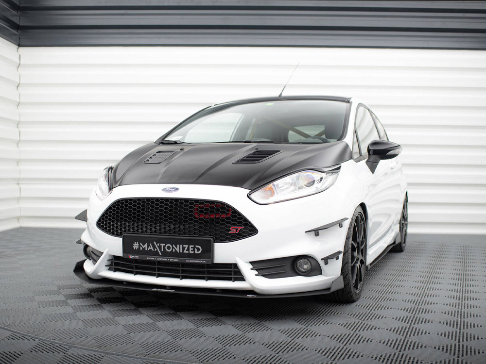 Maxton Front Bumper Wings (Canards) Ford Fiesta ST Mk7 FL