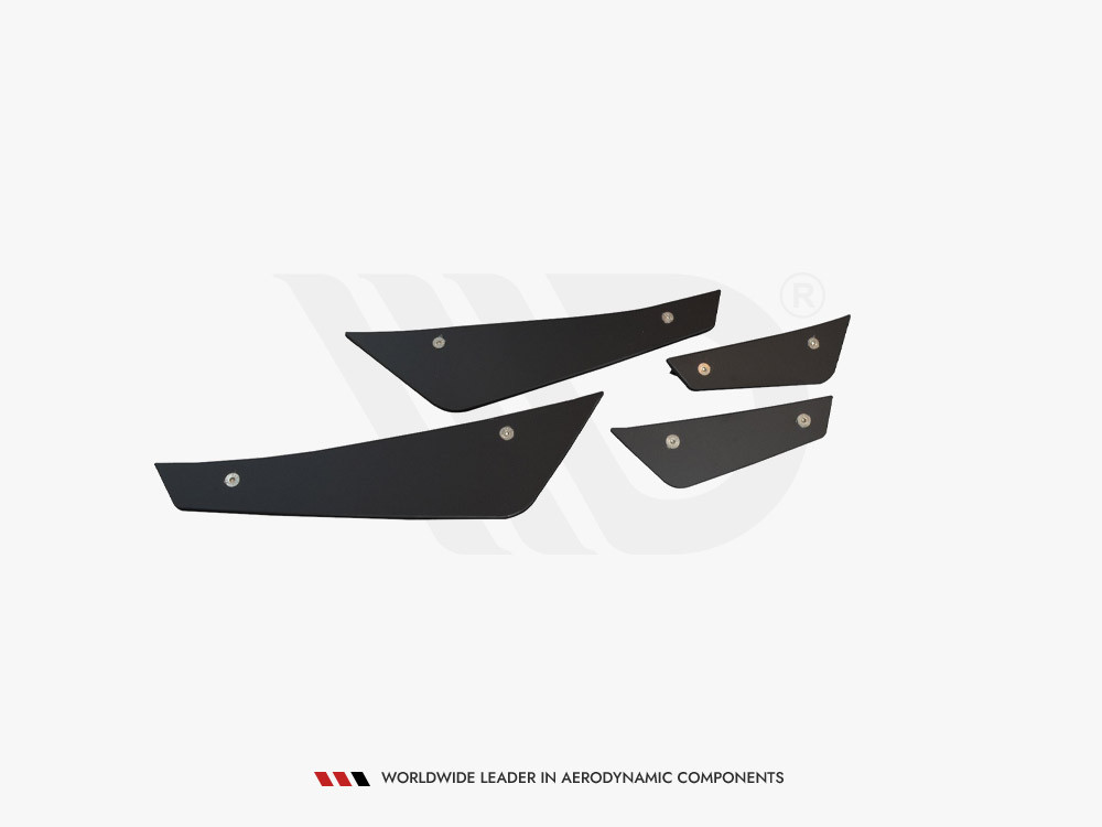 Maxton Front Bumper Wings (Canards) Ford Fiesta ST Mk7 FL