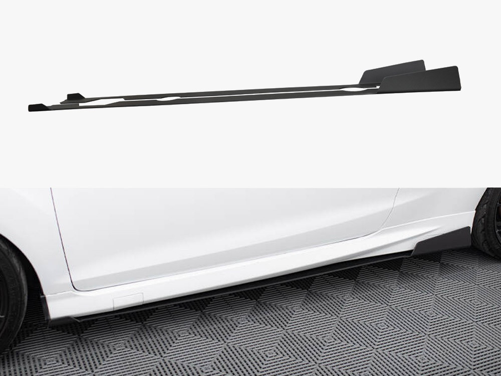 Maxton Racing Side Skirts Splitters Ford Fiesta Mk7 ST Facelift