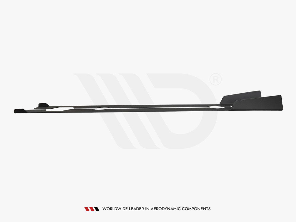 Maxton Racing Side Skirts Splitters Ford Fiesta Mk7 ST Facelift