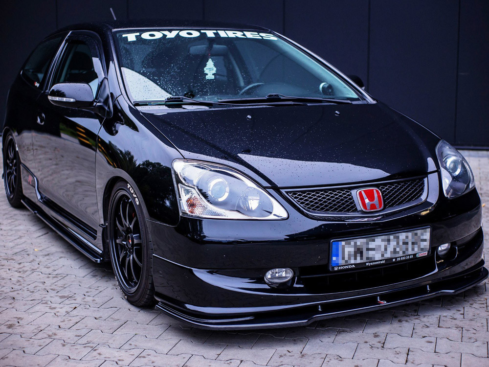 Maxton Front Splitter V.1 Honda Civic EP3 (Mk7) Type-r/s Facelift (2004-2006)