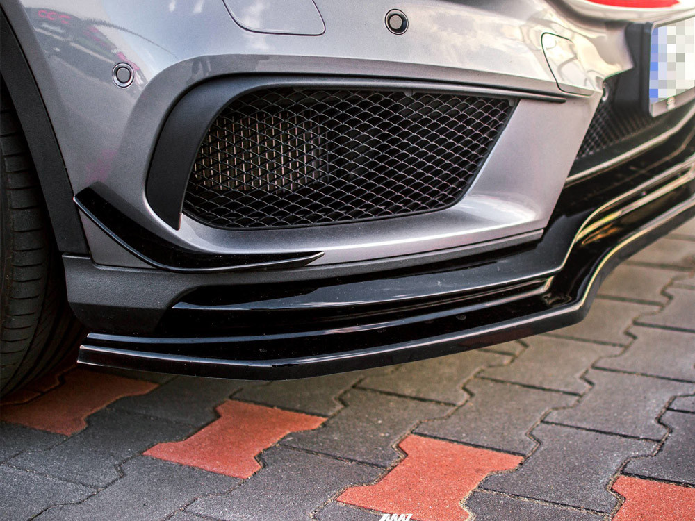 Maxton Front Splitter Mercedes-benz GLA 45 AMG SUV (X156) Pre-facelift (2014-2017)
