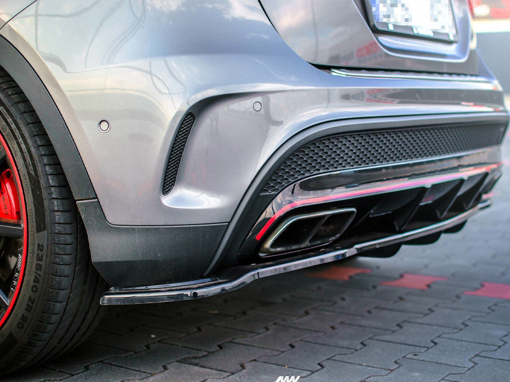 Maxton Rear Splitter (Vertical Bars) Mercedes-Benz GLA 45 AMG SUV (X156) Pre-Facelift Maxton Rear Splitter (Vertical Bars) Mercedes-Benz GLA 45 AMG SUV (X156) Pre-Facelift