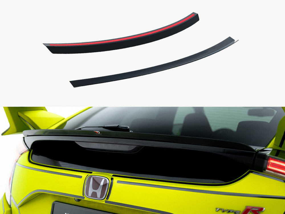 Maxton Lower Spoiler CAP Honda Civic Type-R Mk10 / Mk10 Facelift Maxton Lower Spoiler CAP Honda Civic Type-R Mk10 / Mk10 Facelift