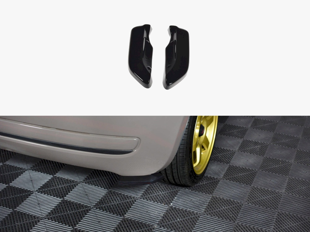 Maxton Rear Side Splitters Fiat 500 Pre-facelift (2007-2014)