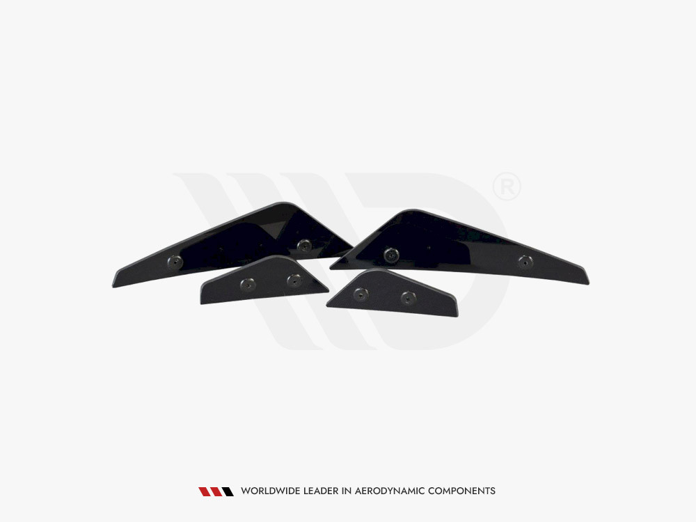 Maxton Front Bumper Wings (Canards) Ford Fiesta MK8 ST / ST-Line