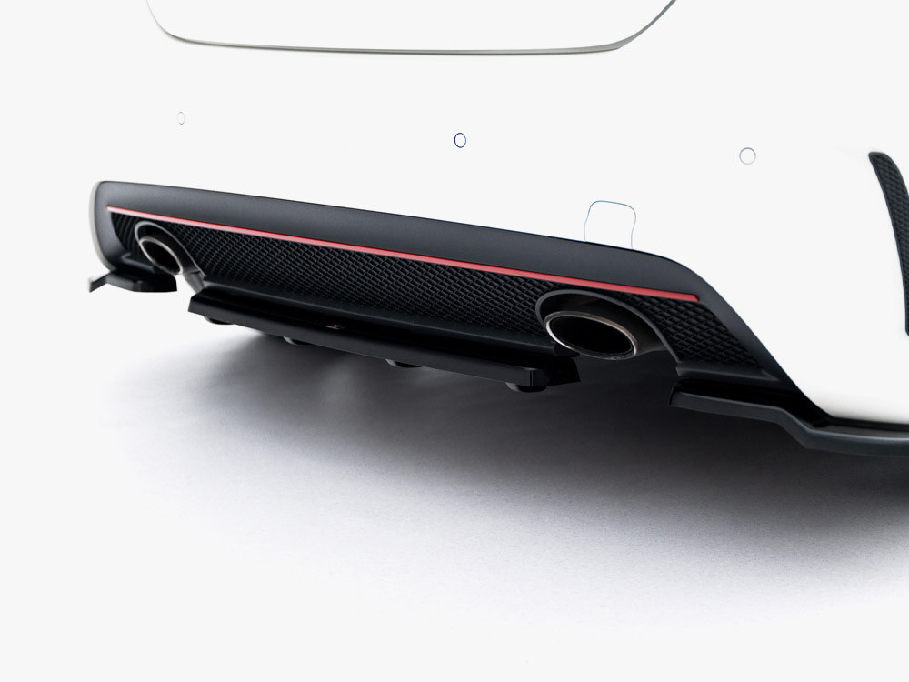Maxton Rear Splitter (Vertical Bars) Mercedes W176 AMG-Line Pre-Facelift