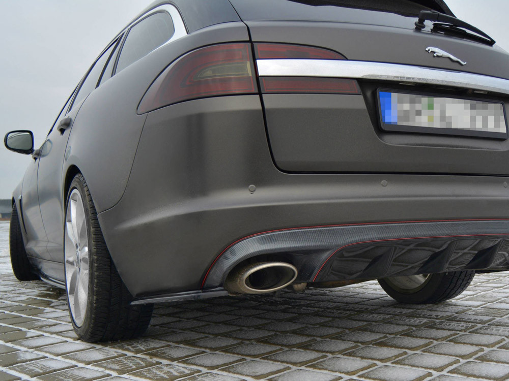 Maxton Rear Side Splitters Jaguar XF (X250) MK1 Sportbrake S-pack (2012-2015)