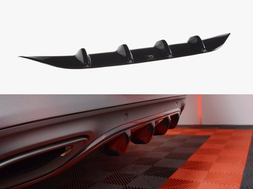 Maxton Rear Diffuser Mercedes C-Class W205 Coupe AMG-Line Maxton Rear Diffuser Mercedes C-Class W205 Coupe AMG-Line