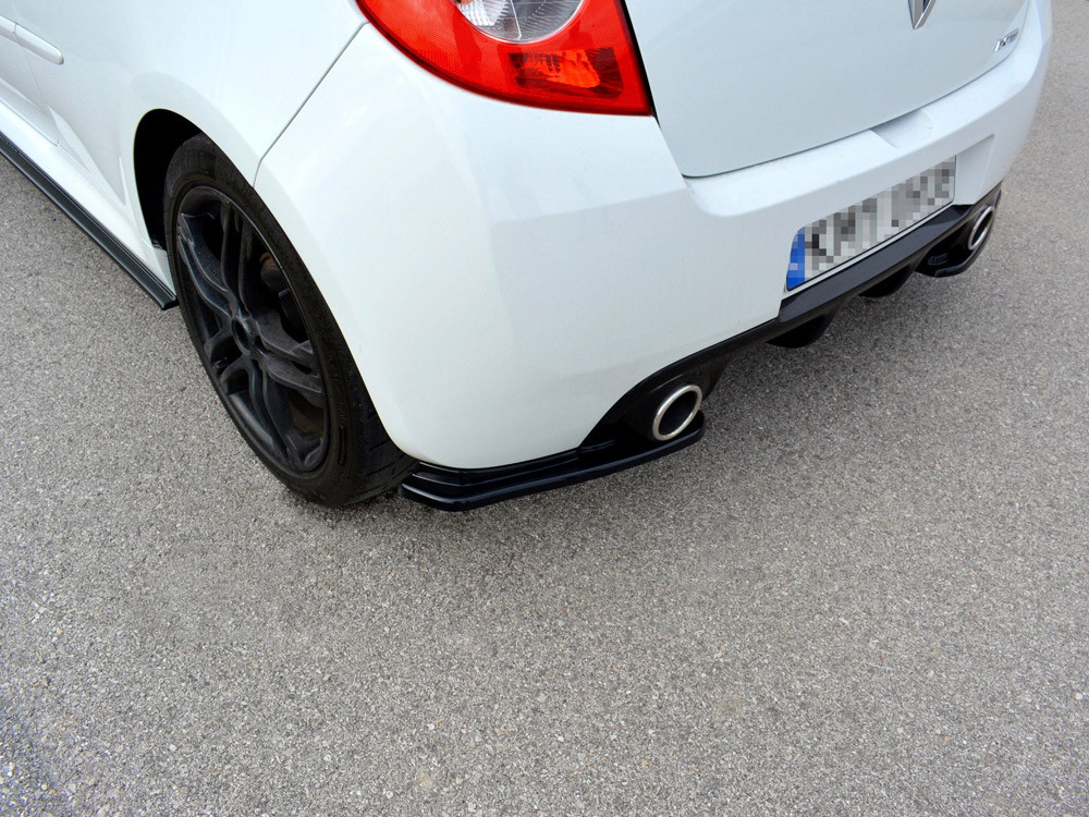 Maxton Rear Side Splitters Renault CLIO MK3 RS Facelift (2009-2012)