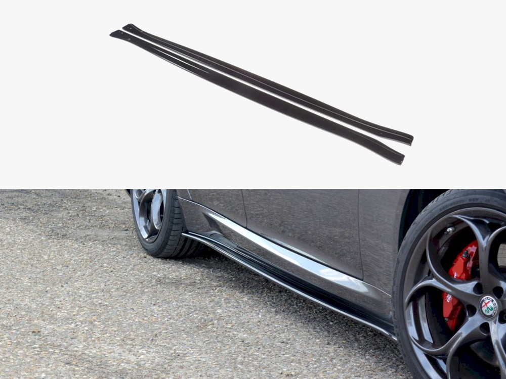 Maxton Side Skirts Diffusers Alfa Romeo Giulia Veloce (2015-2019)