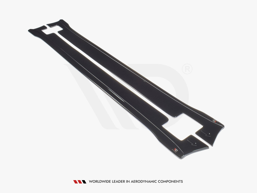 Maxton Side Skirts Diffusers V.2 Tesla Model X (2015-)