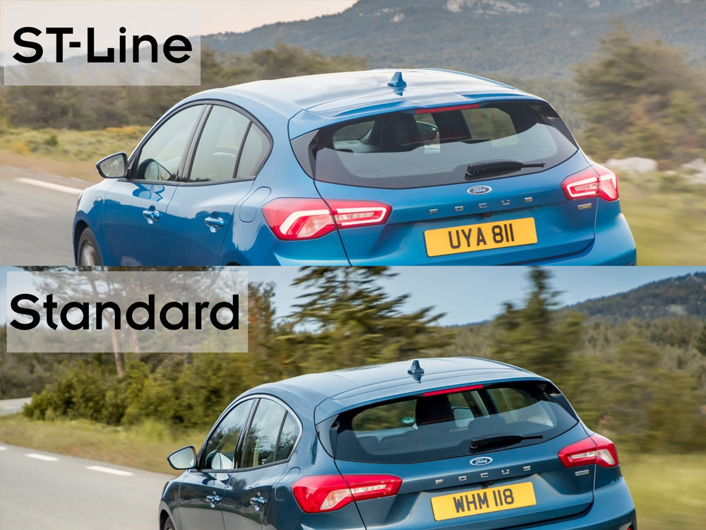 Maxton Spoiler CAP V.2 Ford Focus ST-Line Mk4