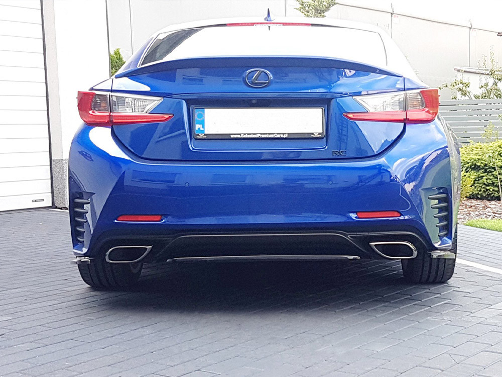Maxton Central Rear Splitter (Without Vertical Bars) Lexus RC (2014-UP)