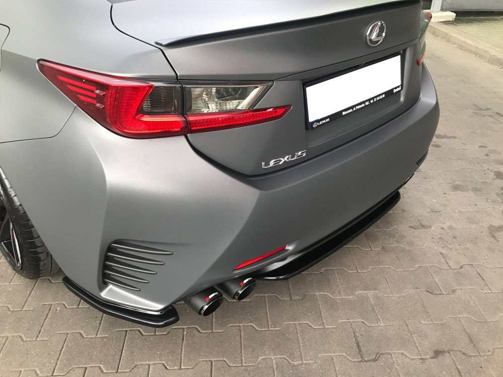 Maxton Central Rear Splitter (Without Vertical Bars) Lexus RC (2014-UP)