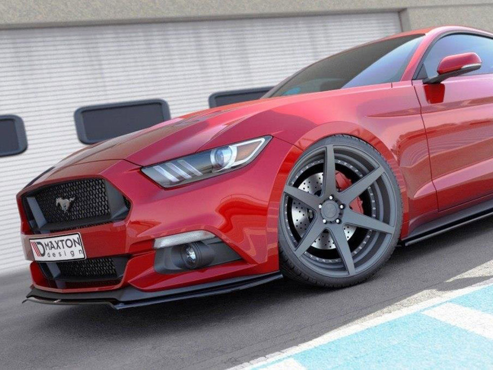 Maxton Front Splitter V.1 Ford Mustang Mk6 (2014-17)
