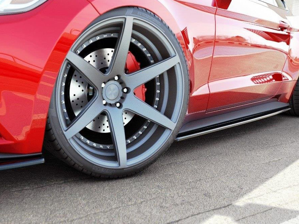 Maxton Side Skirts Diffusers Ford Mustang Mk6 (2014-2017)