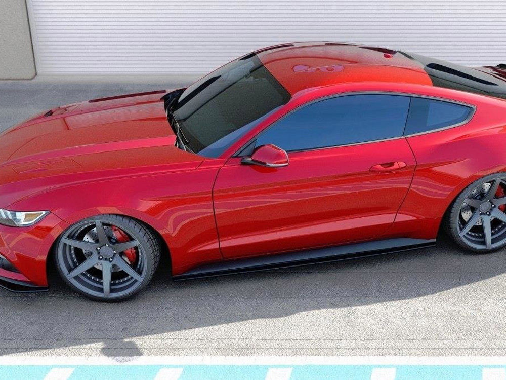 Maxton Side Skirts Diffusers Ford Mustang Mk6 (2014-2017)