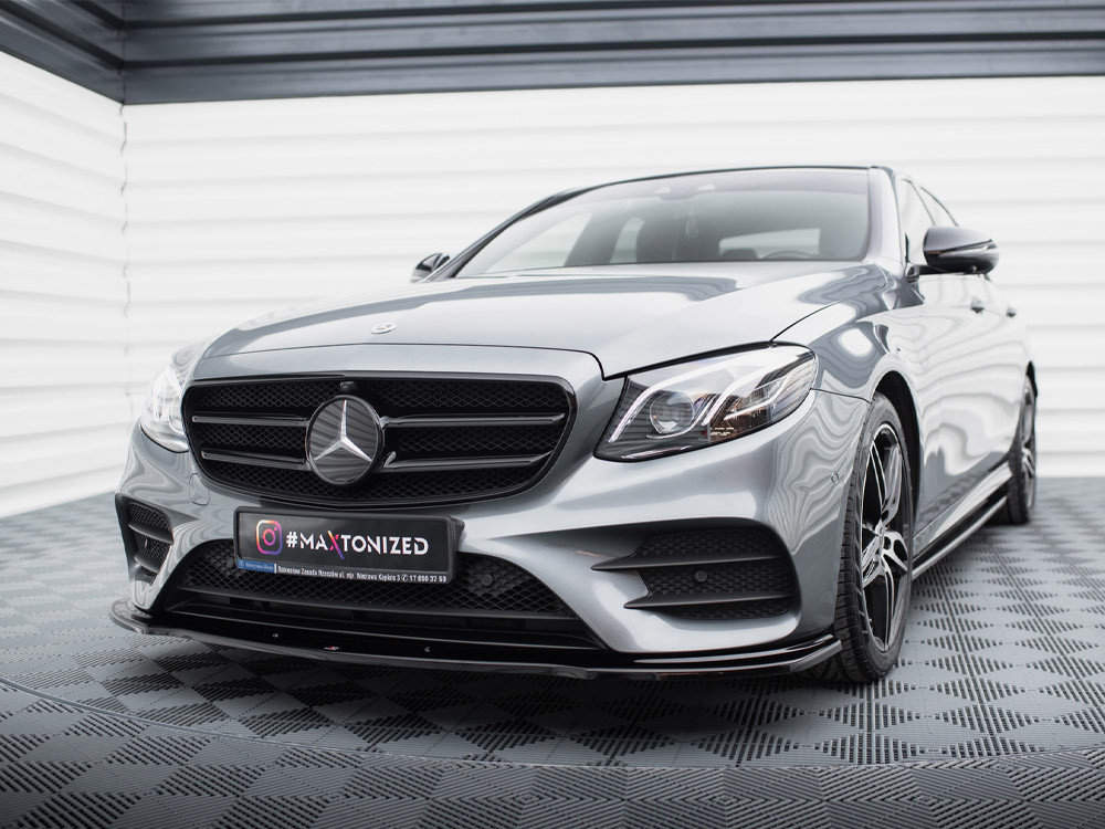 Maxton Front Splitter Mercedes-Benz E43 AMG / AMG-Line Sedan / Estate W213 / S213