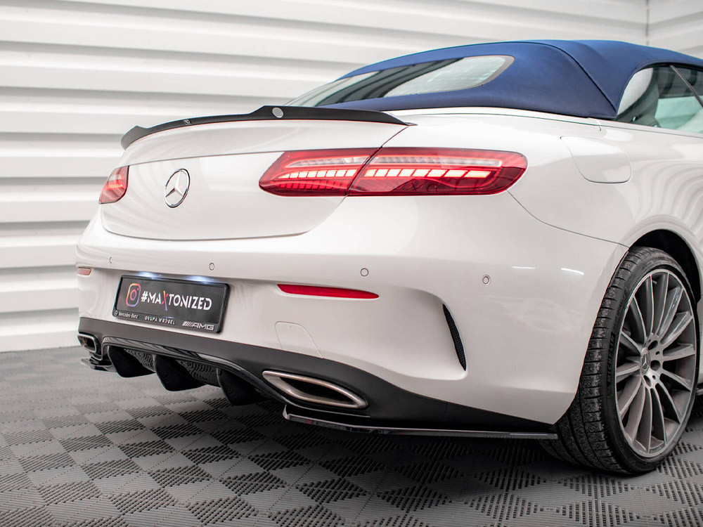 Maxton Rear Valance Mercedes-Benz E-Class W213 Coupe (C238) / Cabriolet (A238) AMG-Line Maxton Rear Valance Mercedes-Benz E-Class W213 Coupe (C238) / Cabriolet (A238) AMG-Line