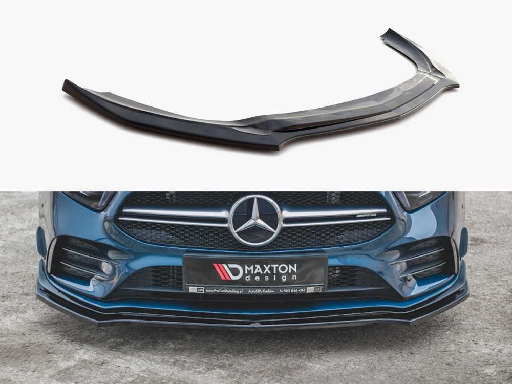 Maxton Front Splitter V.2 Mercedes A35 AMG AERO W177 Maxton Front Splitter V.2 Mercedes A35 AMG AERO W177