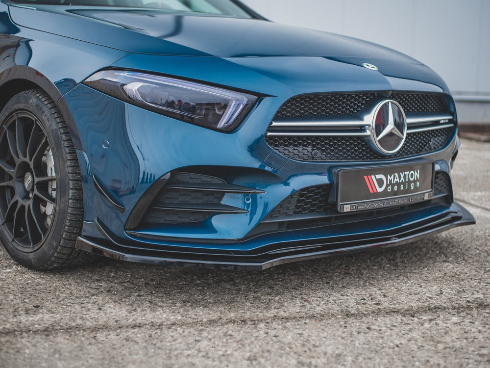 Maxton Front Splitter V.2 Mercedes A35 AMG AERO W177 Maxton Front Splitter V.2 Mercedes A35 AMG AERO W177