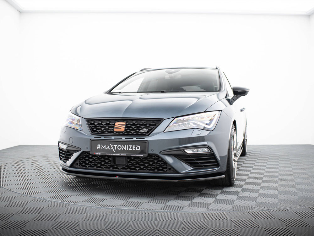 Maxton Front Splitter V.1 Seat Leon Cupra / FR Mk3 FL