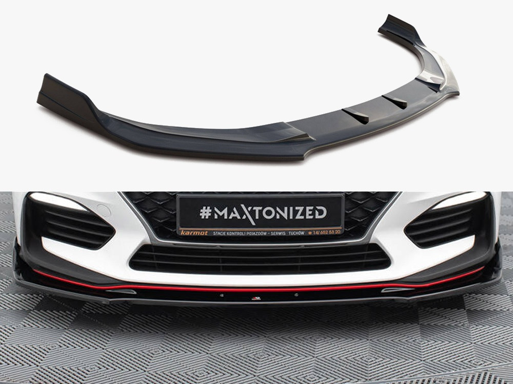 Maxton Front Splitter V.3 Hyundai I30 N Mk3 Hatchback / Fastback