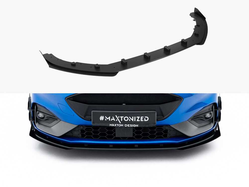 Maxton Street PRO Front Splitter + Flaps Ford Focus ST / ST-Line Mk4