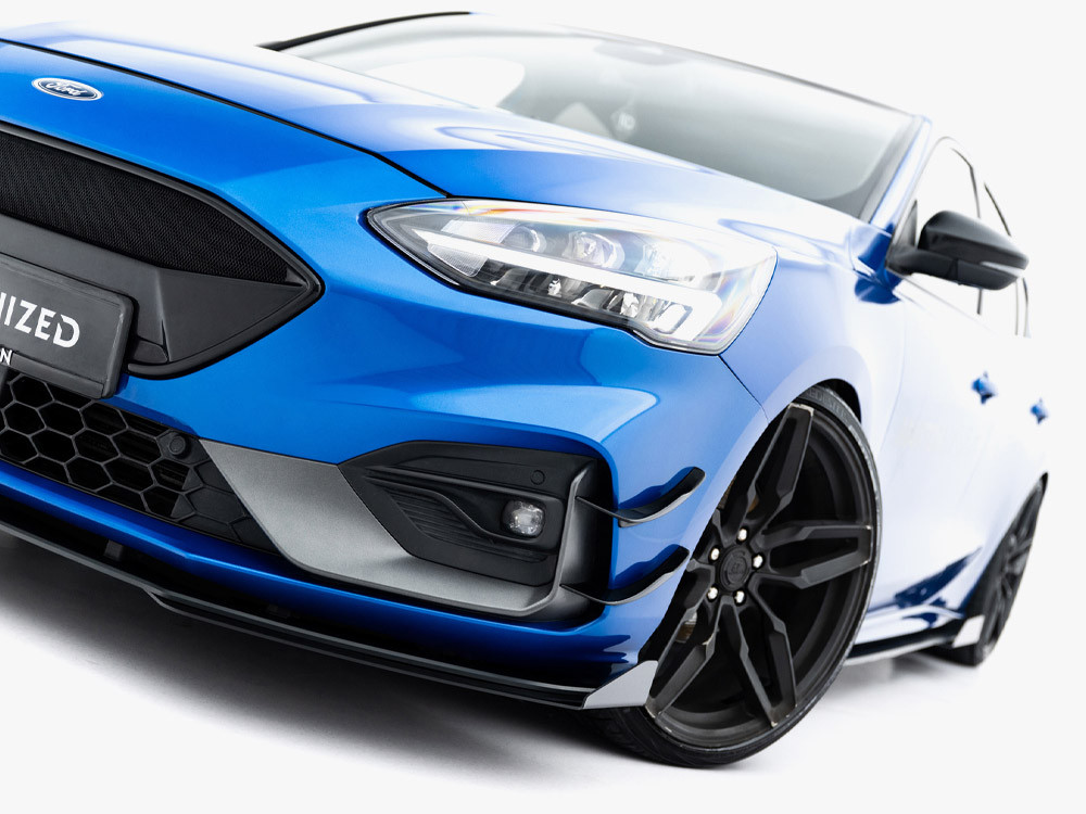 Maxton Street PRO Front Splitter + Flaps Ford Focus ST / ST-Line Mk4