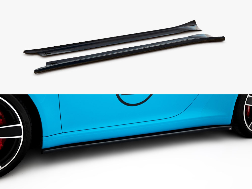 Maxton Side Skirt Diffusers Porsche 911 Carrera 991 Facelift