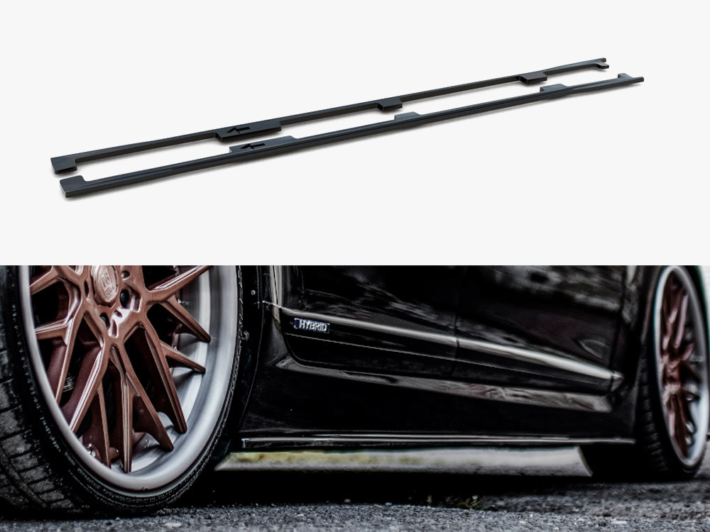Maxton Side Skirts Diffusers Lexus LS Long Wheelbase MK4 Facelift (2012-2017)
