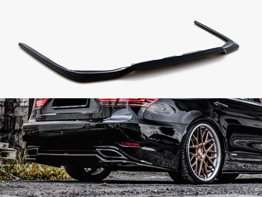 Maxton Central Rear Splitter Lexus LS Mk4 Facelift