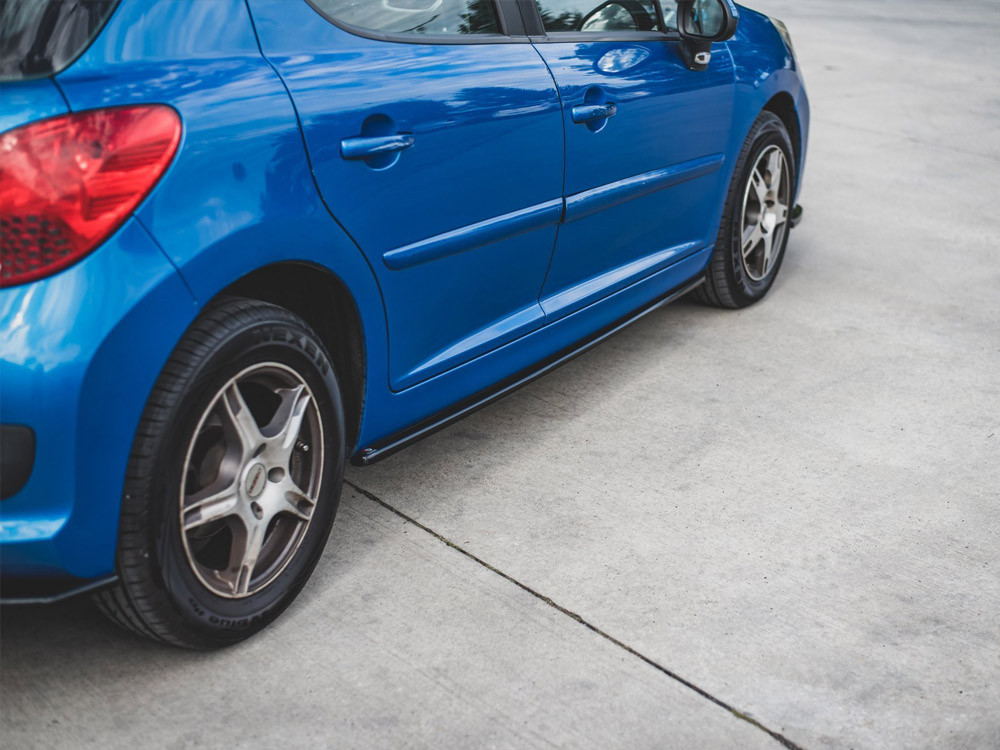 Maxton Side Skirts Diffusers Peugeot 207 Sport (2006-2009)