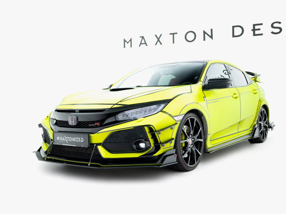 Maxton Street PRO Front Splitter Honda Civic Type-R Mk10 / Mk10 Facelift