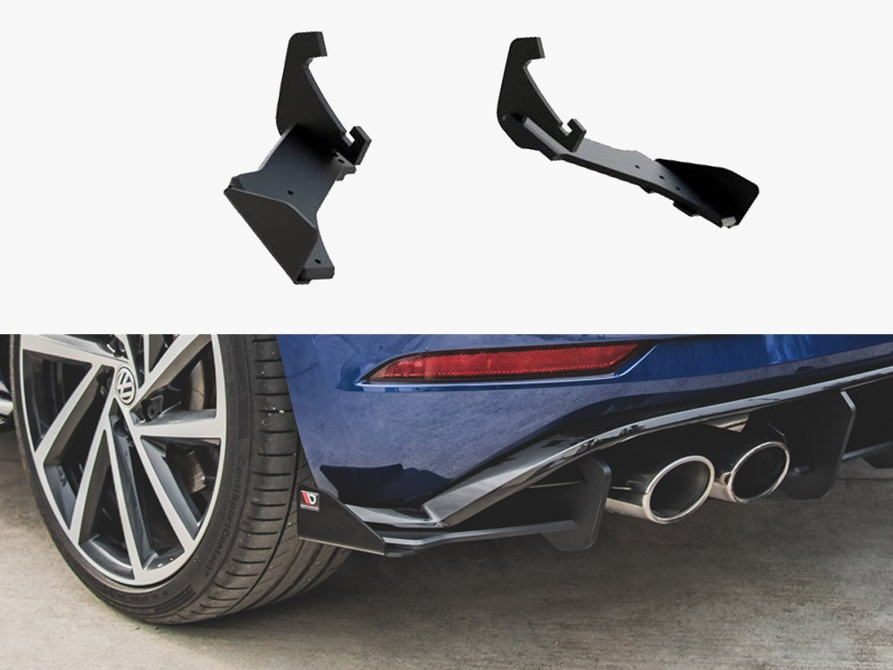 Maxton Street PRO Rear Side Splitters + Flaps Volkswagen Golf R Mk7 Facelift Maxton Street PRO Rear Side Splitters + Flaps Volkswagen Golf R Mk7 Facelift