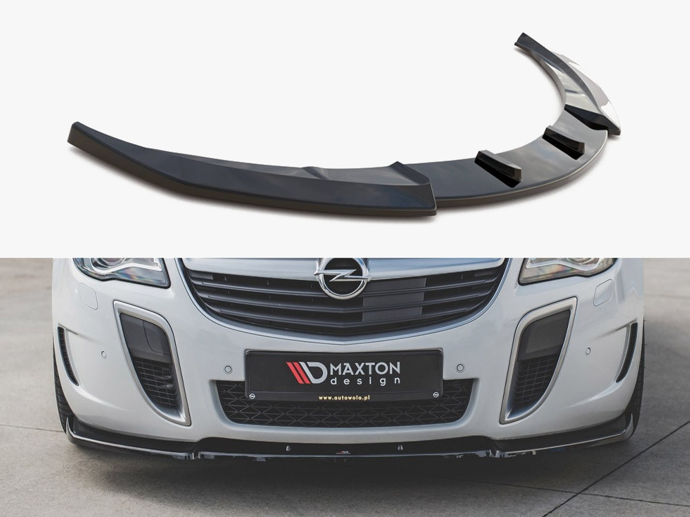 Maxton Front Splitter V1 Opel/vauxhall Insignia MK1 Vxr/opc Facelift (2013-2017)