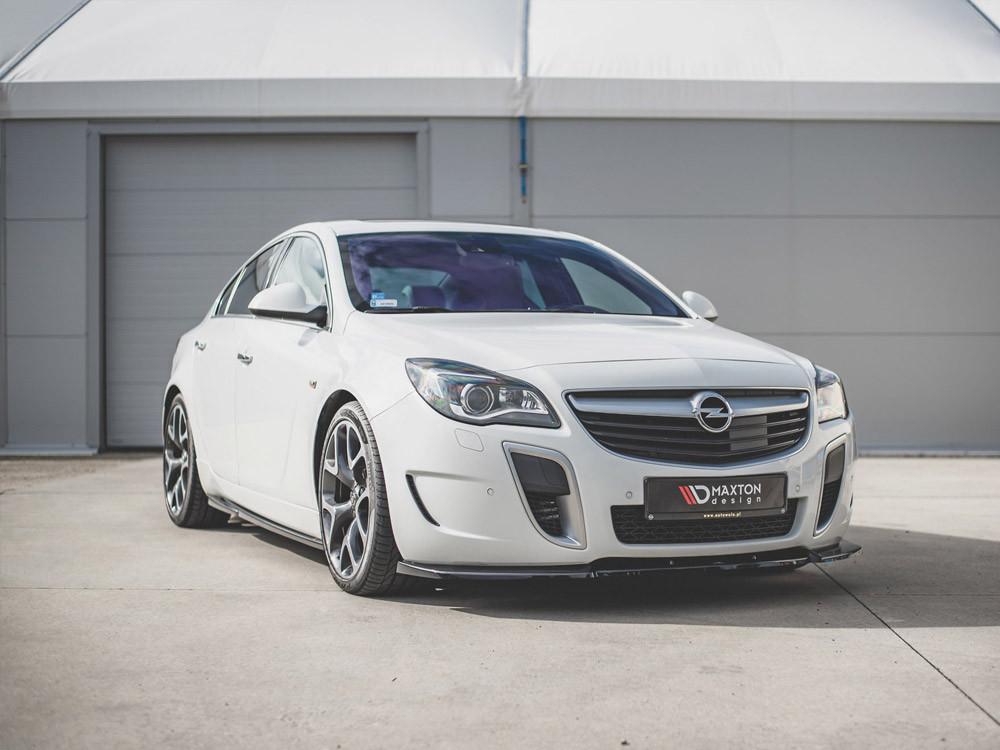 Maxton Front Splitter V1 Opel/vauxhall Insignia MK1 Vxr/opc Facelift (2013-2017)